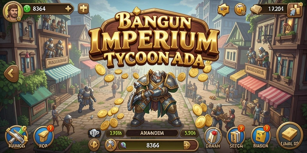 Gameplay Tycoon yang seru dan menantang dalam 8364.