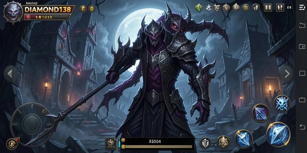Tampilan mendebarkan dari gameplay DIAMOND138 dengan suasana horor yang menyelimuti.