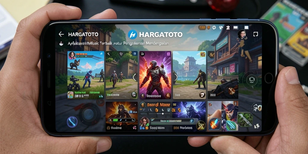 Menampilkan gameplay HARGATOTO dengan fitur interaktif menarik.
