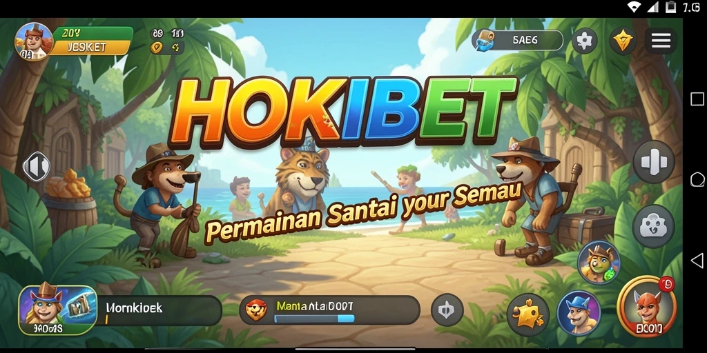 Tampilan gameplay HOKIBET yang menarik dan mencolok.