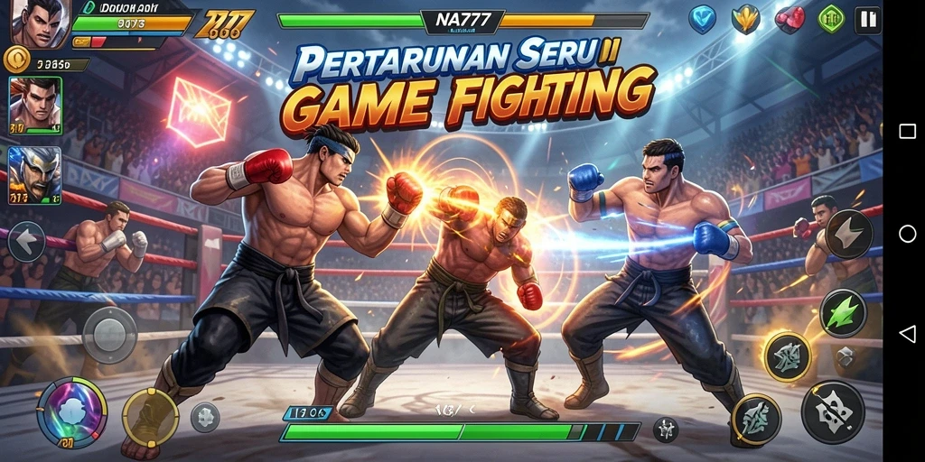 Tampilan gameplay NA777 yang intens dan menegangkan.